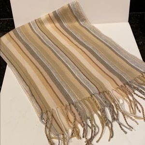UNISEX MULTI COLORED ACRYLIC SCARF-54x11